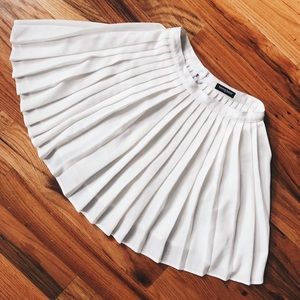 American Apparel Pleated Mini Skirt